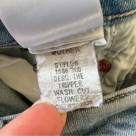 Mother Jeans The Tripper Cut Flowers Sz 28 - Picture 11 of 15